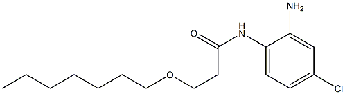 N-(2-amino-4-chlorophenyl)-3-(heptyloxy)propanamide 结构式