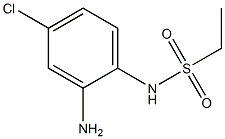 N-(2-amino-4-chlorophenyl)ethanesulfonamide 结构式