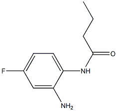 N-(2-amino-4-fluorophenyl)butanamide 结构式