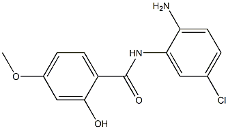 N-(2-amino-5-chlorophenyl)-2-hydroxy-4-methoxybenzamide 结构式