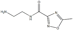 N-(2-aminoethyl)-5-methyl-1,2,4-oxadiazole-3-carboxamide 结构式