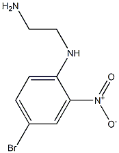 N-(2-aminoethyl)-N-(4-bromo-2-nitrophenyl)amine 结构式