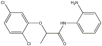 N-(2-aminophenyl)-2-(2,5-dichlorophenoxy)propanamide 结构式