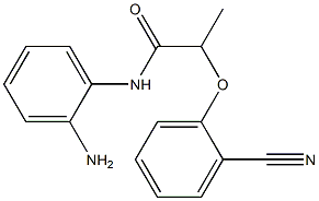 N-(2-aminophenyl)-2-(2-cyanophenoxy)propanamide 结构式