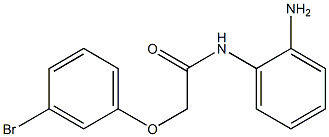N-(2-aminophenyl)-2-(3-bromophenoxy)acetamide 结构式