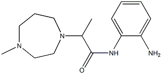 N-(2-aminophenyl)-2-(4-methyl-1,4-diazepan-1-yl)propanamide 结构式