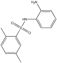 N-(2-aminophenyl)-2,5-dimethylbenzene-1-sulfonamide 结构式