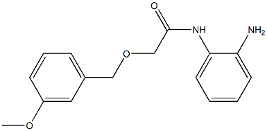 N-(2-aminophenyl)-2-[(3-methoxybenzyl)oxy]acetamide 结构式