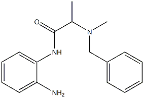 N-(2-aminophenyl)-2-[benzyl(methyl)amino]propanamide 结构式