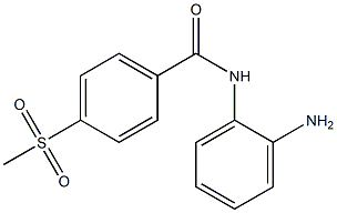 N-(2-aminophenyl)-4-(methylsulfonyl)benzamide 结构式