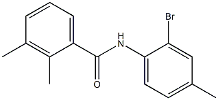 N-(2-bromo-4-methylphenyl)-2,3-dimethylbenzamide 结构式