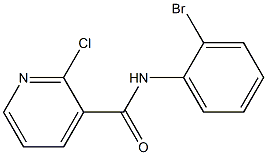 N-(2-bromophenyl)-2-chloropyridine-3-carboxamide 结构式