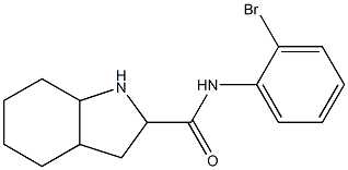 N-(2-bromophenyl)octahydro-1H-indole-2-carboxamide 结构式