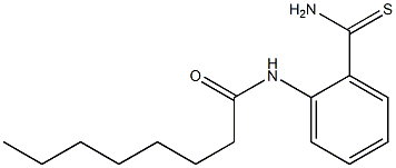 N-(2-carbamothioylphenyl)octanamide 结构式