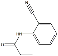 N-(2-cyanophenyl)propanamide 结构式