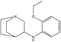 N-(2-ethoxyphenyl)-1-azabicyclo[2.2.2]octan-3-amine 结构式