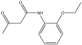 N-(2-ethoxyphenyl)-3-oxobutanamide 结构式