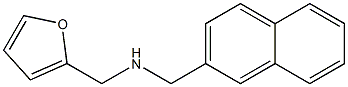 N-(2-furylmethyl)-N-(2-naphthylmethyl)amine 结构式