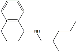 N-(2-methylpentyl)-1,2,3,4-tetrahydronaphthalen-1-amine 结构式