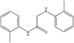 N-(2-methylphenyl)-2-[(2-methylphenyl)amino]acetamide 结构式