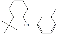 N-(2-tert-butylcyclohexyl)-3-ethylaniline 结构式