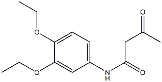 N-(3,4-diethoxyphenyl)-3-oxobutanamide 结构式