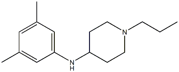 N-(3,5-dimethylphenyl)-1-propylpiperidin-4-amine 结构式