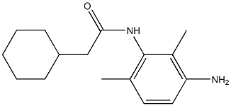 N-(3-amino-2,6-dimethylphenyl)-2-cyclohexylacetamide 结构式