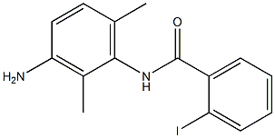 N-(3-amino-2,6-dimethylphenyl)-2-iodobenzamide 结构式