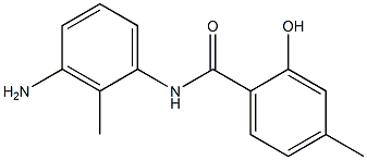 N-(3-amino-2-methylphenyl)-2-hydroxy-4-methylbenzamide 结构式