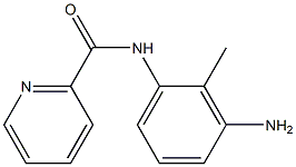 N-(3-amino-2-methylphenyl)pyridine-2-carboxamide 结构式