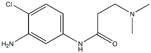 N-(3-amino-4-chlorophenyl)-3-(dimethylamino)propanamide 结构式