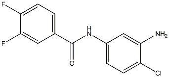 N-(3-amino-4-chlorophenyl)-3,4-difluorobenzamide 结构式