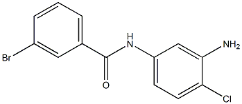 N-(3-amino-4-chlorophenyl)-3-bromobenzamide 结构式