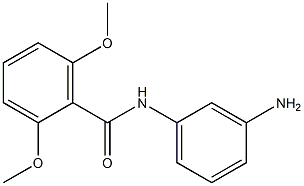 N-(3-aminophenyl)-2,6-dimethoxybenzamide 结构式