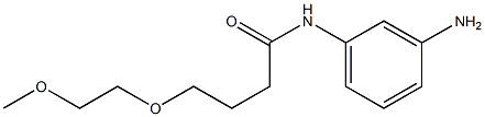 N-(3-aminophenyl)-4-(2-methoxyethoxy)butanamide 结构式