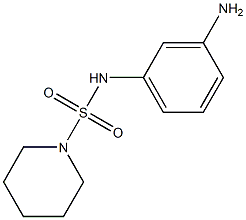 N-(3-aminophenyl)piperidine-1-sulfonamide 结构式