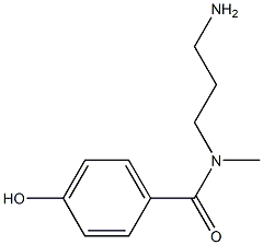 N-(3-aminopropyl)-4-hydroxy-N-methylbenzamide 结构式