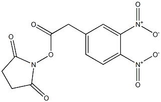 3,4-Dinitrobenzeneacetic acid succinimidyl ester 结构式