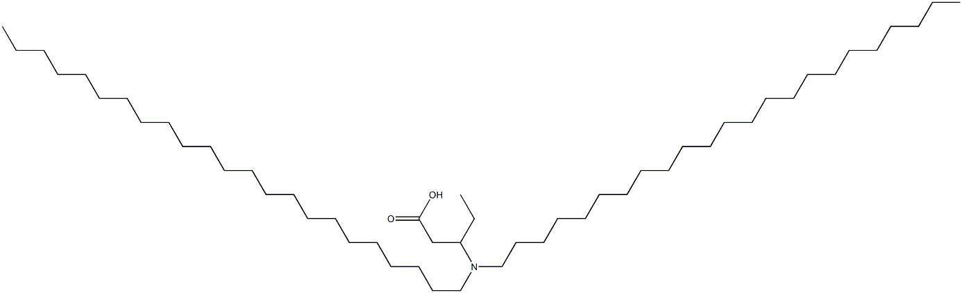 3-(Ditricosylamino)valeric acid 结构式