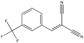 3-Trifluoromethylbenzylidenemalononitrile 结构式