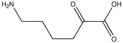 6-Amino-2-oxohexanoic acid 结构式