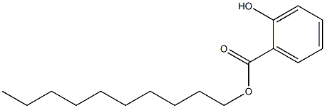 2-Hydroxybenzoic acid decyl ester 结构式