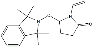 5-[(1,1,3,3-Tetramethylisoindolin-2-yl)oxy]-1-vinylpyrrolidin-2-one 结构式