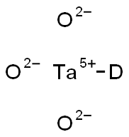 Deuterium tantalum trioxide 结构式