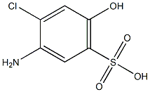 3-Amino-4-chloro-6-hydroxybenzenesulfonic acid 结构式