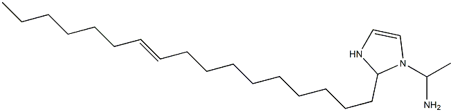 1-(1-Aminoethyl)-2-(10-heptadecenyl)-4-imidazoline 结构式