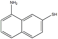 8-Amino-2-naphthalenethiol 结构式