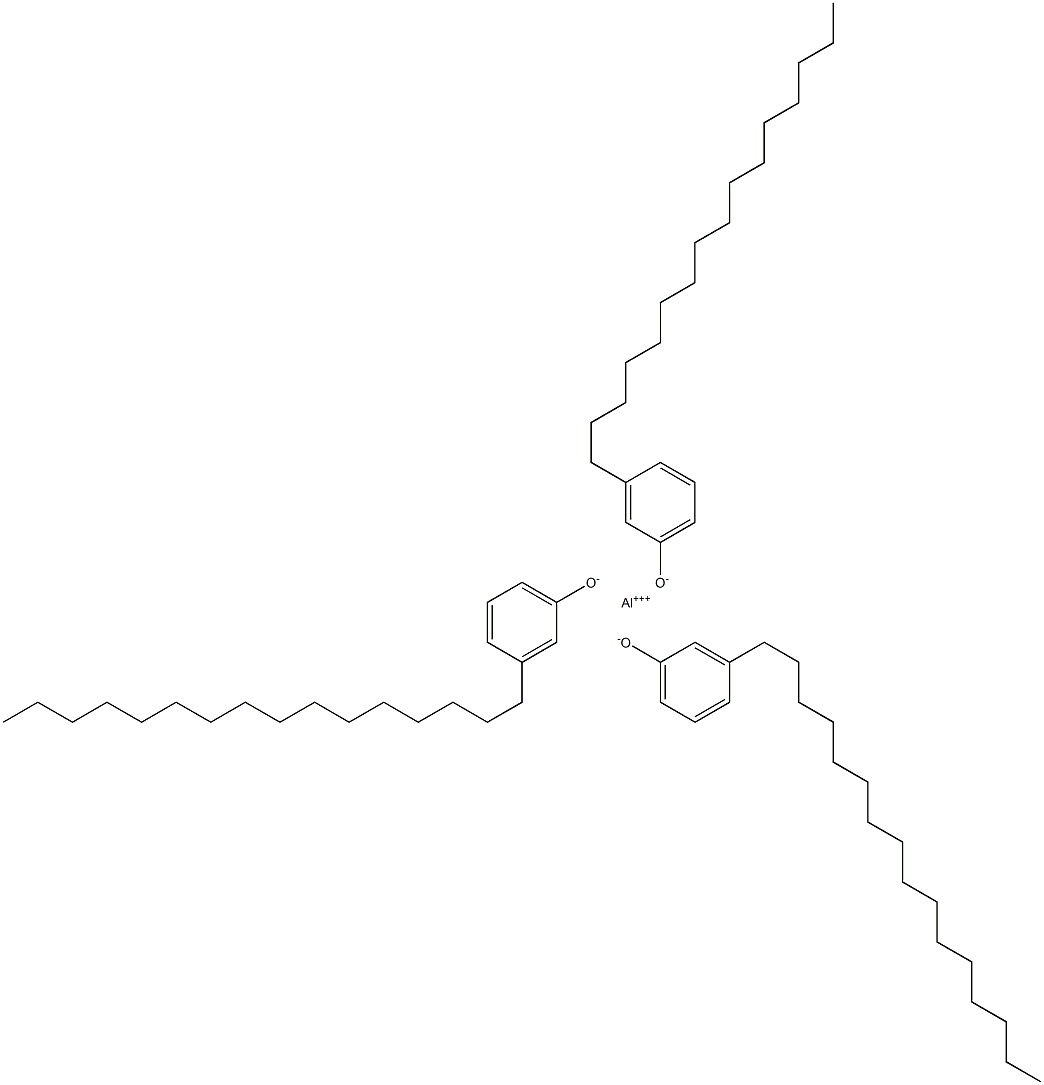 Aluminum tri(3-hexadecylphenolate) 结构式