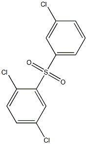 2,5-Dichlorophenyl 3-chlorophenyl sulfone 结构式